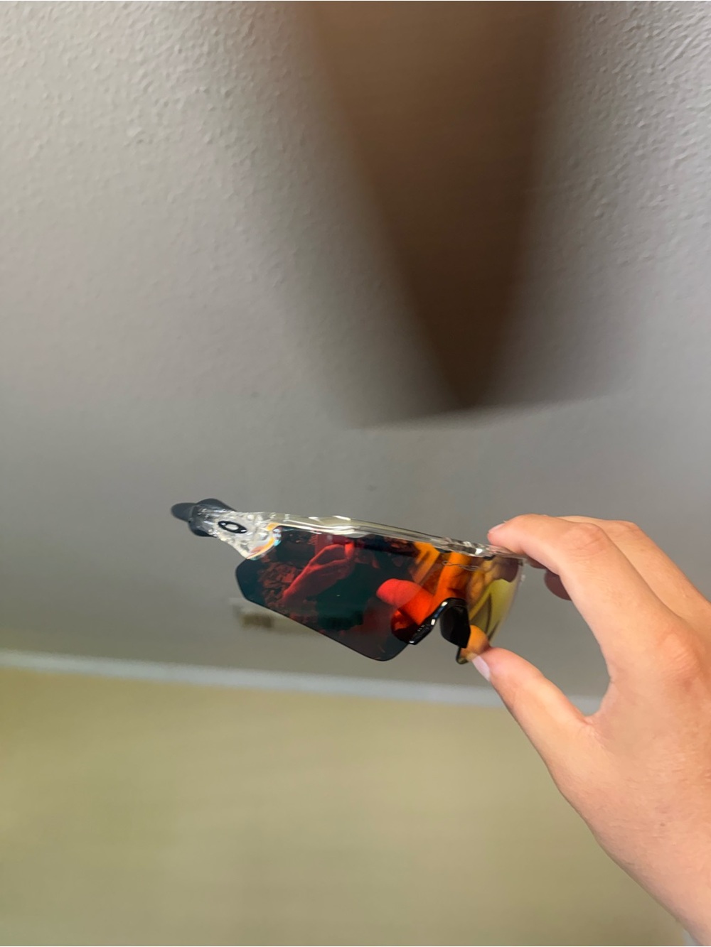 Oakley  Lens — Red and Orange Mirror